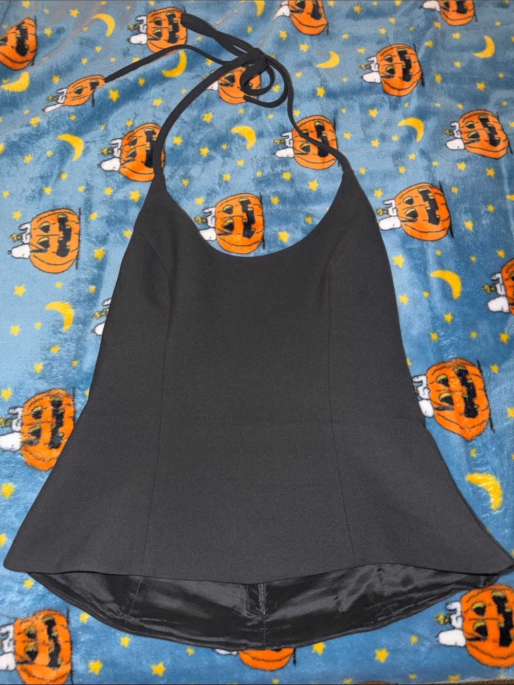 Aritzia Black Halter Neck Women's Top